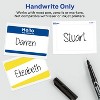 Avery "Hello My Name Is" Name Tags, 2-1/3" x 3-3/8", White with Blue Border, Non-Printable, 8 Packs, 200 Name Badges Total (21927) - 4 of 4