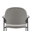 Flash Furniture Comfort Stackable Steel Side Reception Chair with Arms - 3 of 4