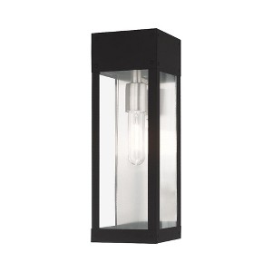 Livex Lighting Barrett 1 - Light Wall Light in  Black - 1 of 3