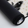 Avenie Luna Moth Cream And Black Desk Mat -Deny Designs - 4 of 4