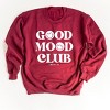 Simply Sage Market S.W.Smiley Good Mood Club Sweatshirt - XL - Cardinal - 3 of 4