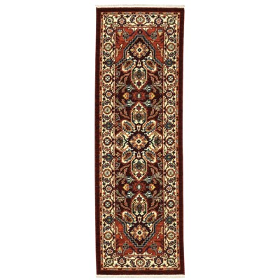 Oriental Weavers Lilihan 5502C Red/ Ivory Indoor Area Rug - 2' x 6'