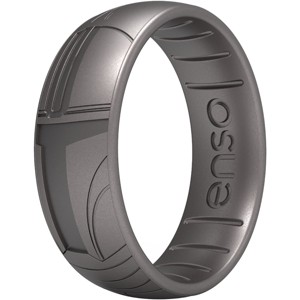 Enso Rings Star Wars The Mandalorian Classic Silicone Ring - Platinum - 1 of 4