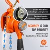 VEVOR Manual Lever Chain Hoist, 1/4 Ton 550 lbs Capacity 10 FT Come Along, G80 Galvanized Carbon Steel with Weston Double-Pawl Brake - 4 of 4