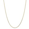 Black Bow Jewelry 1.4mm, 14k Yellow Gold, Diamond Cut Solid Cable Chain Necklace - 3 of 4