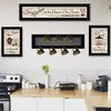 "Kitchen Collection IV" 4-Piece Vignette with 1-(7Pegs) Mug Rack, Black Frame - 3 of 4