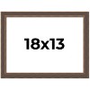 PosterPalooza | Elegant Brown Picture Frame - UV Acrylic, Backing Board, Hanging Hardware Included - 2 of 4