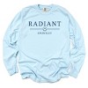 Simply Sage Market S.W.Smiley Radiant Smiley Outline Garment Dyed Long Sleeve - 3 of 4