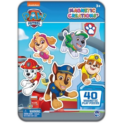 Magnetic Creations Tin: Paw Patrol - Creative Storytelling Playset,Ages 3+
