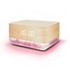 Brookstone Sunrise Alarm Clock with Himalayan Salt Base Novelty Table Lamp - 2 of 4