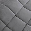 Soft Cozy Throw Blanket for All Seasons, Lightweight 100% Polyester Microfiber Bed Blanket, Charcoal, King - 3 of 4
