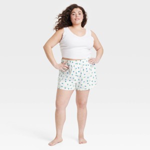 Women's Boxer Pajama Shorts - Colsie™ - 1 of 3