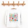 The Juniper Shop See The Good Be The Good Floral Youth Long Sleeve Tee - M - White - 2 of 4
