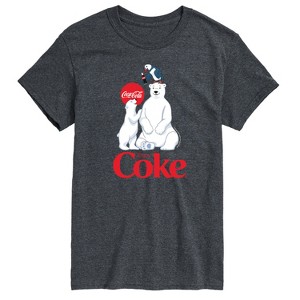 Men's - Coca Cola - Polar Bears and Puffin Short Sleeve Graphic T-Shirt - 1 of 4