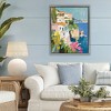 Stupell Industries Italian Coast Abstraction Floating Frame Canvas Art - 3 of 4