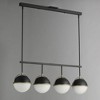 Maxim Lighting Duke 4 - Light Pendant in  Black/Weathered Brass - 3 of 4