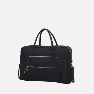 MKF Collection Jayla Solid Quilted Cotton Women’s Duffle Bag by Mia K - 1 of 4