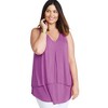 Woman Within Plus Size Colorblocked Taslon Anorak - 3 of 4