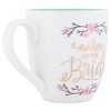 Mother of the Bride Pink Floral 20 ounce Ceramic Coffee Mug - 2 of 4