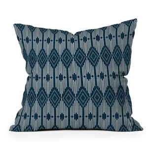 Heather Dutton West End Midnight Outdoor Throw Pillow Blue - Deny Designs - 1 of 3