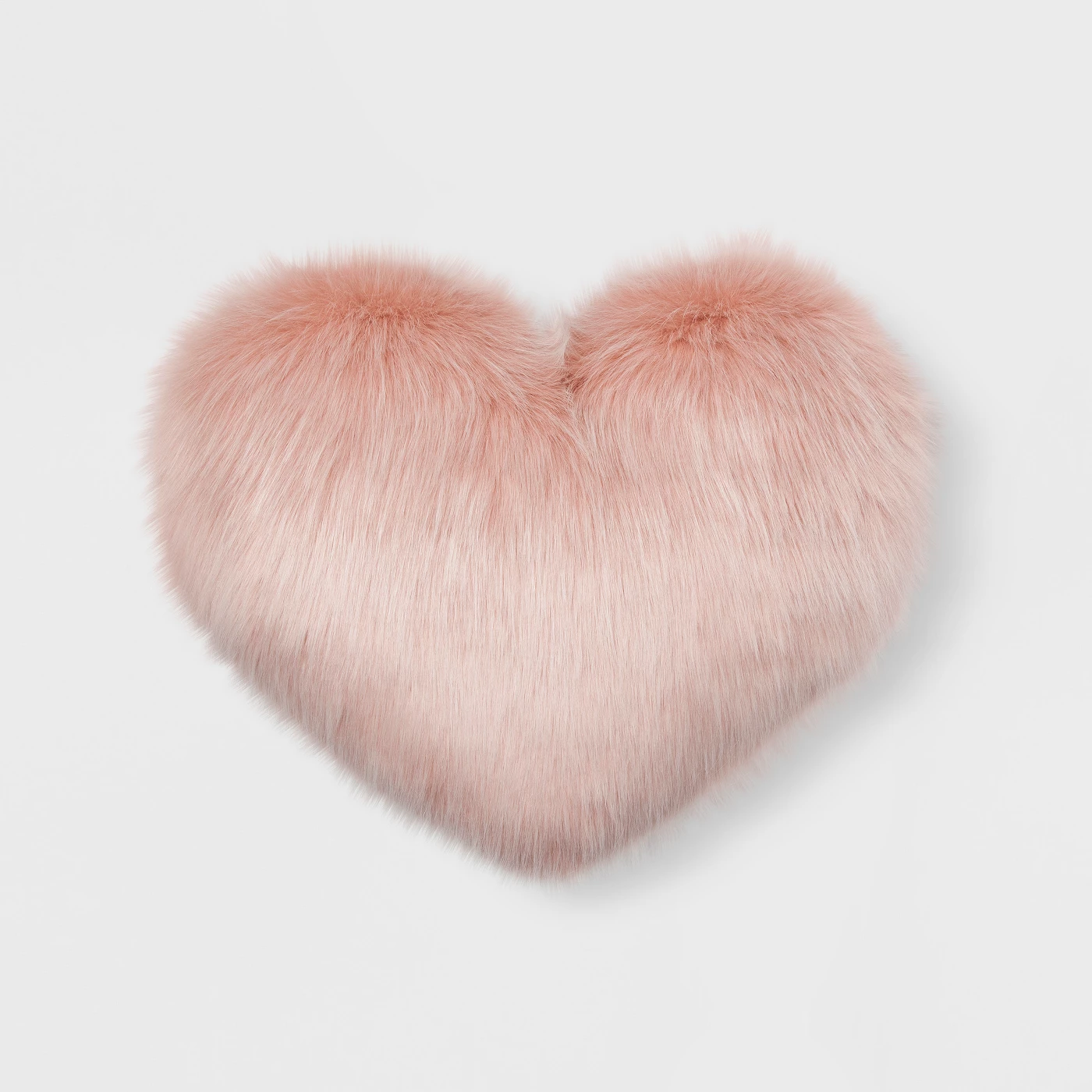 Faux Fur Oversized Heart Throw Pillow - image 1 of 2