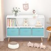 NicBex 3 Drawers Dresser for Bedroom,Fabric Dresser with Wooden Platform,Dressers for Kids Room,Living Room,Entry and Hallway,Gray - 2 of 4