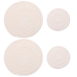 Unique Bargains House Indoor Gardening Plant Mat 4 Pcs - 1 of 4