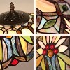 Chloe Lighting Sunny Tiffany-style 3-Light Floral Double Lit Table Lamp 18" Shade - 4 of 4
