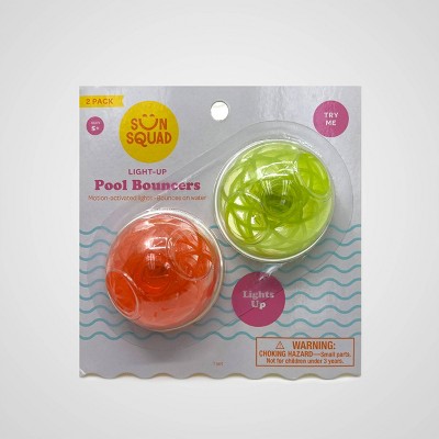 Light-Up Pool Bouncer Balls 2 pc - Sun Squad™