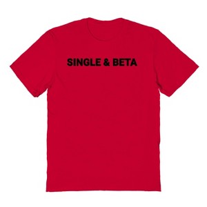 Rerun Island Men's Single And Beta Short Sleeve Graphic Cotton T-Shirt - 1 of 3