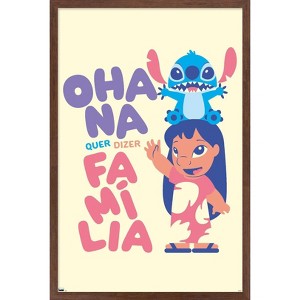 Trends International Disney Lilo and Stitch - Familia Framed Wall Poster Prints - 1 of 4