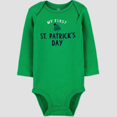 st patrick's day baby onesie