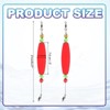 Unique Bargains Plastic Weighted Popping Corks Olive Fishing Floats Rigs 4 Pcs - 2 of 4