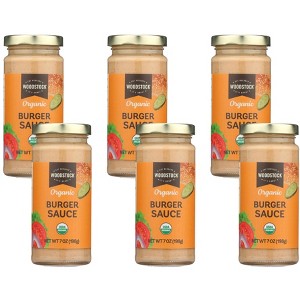 Woodstock Organic Burger Sauce - Case of 6/7 oz - 1 of 4