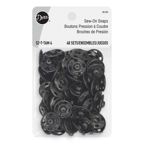 Dritz 30 MM Black Sew-On Snaps S-80-125-1 – Good's Store Online