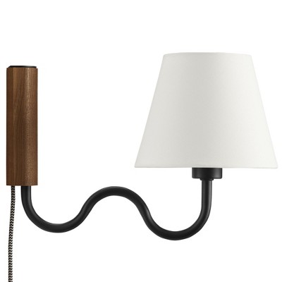 Modway Sunlit Squiggle Swivel Wall Sconce, Artistic Adjustable Light