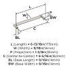 Amerock Balon Pull for Cabinets, Drawers, and Furniture - 3 of 4