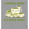 A Matcha Family Is A Happy Family Adult Crew Neck Short Sleeve Tee - 2 of 2