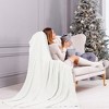 PiccoCasa Cotton Cable Soft Couch Decorative Knitted Throw Blanket 1 Pc - 3 of 4