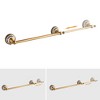 Itopfox 5 Piece Antique Bronze Bathroom Accessories Set Adjustable Towel Bar 16.73 to 29.13 in Towel Holder Toilet Paper Holder Hooks - 3 of 4