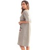 Just Love Short Sleeve Nightgown Sleep Dress for Women Sleepwear - 2 of 3