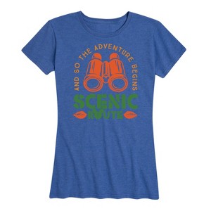 Women's - Disney - Adventure Begins Short Sleeve Graphic T-Shirt - 1 of 4