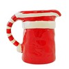 Transpac 7.5 Inch Sweet Santa Pitcher Christmas Party Claus Beverage Pitchers - 3 of 3
