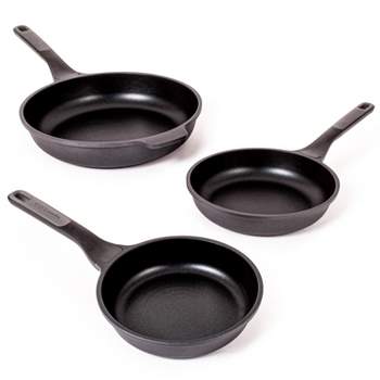 BergHOFF Eurocast Non-stick Frying Pans, 3 Pack – Signature Retail