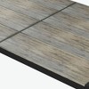 Resenkos Patio Dining Tables,Patio Tables,Patio Table for 6 with Aluminum Frame, Faux Wood Tabletop, Gray - 2 of 4