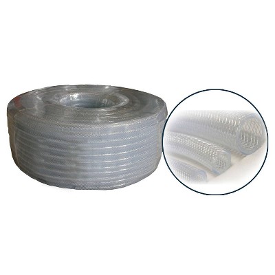 Alpine 5/8" x 100' PVC Clear Braided Tubing Coil