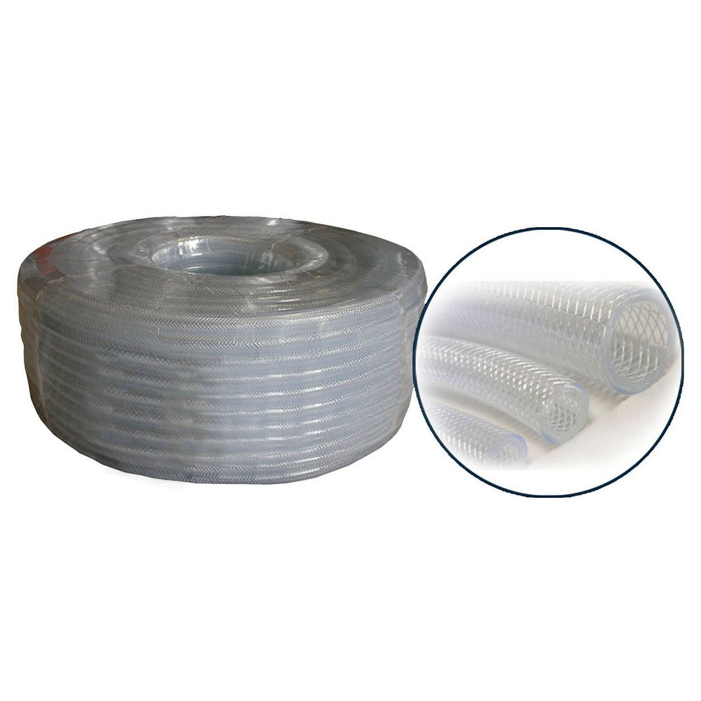 Photos - Other for Aquariums 1/2" x 100' PVC Clear Braided Tubing Coil - Alpine Corporation