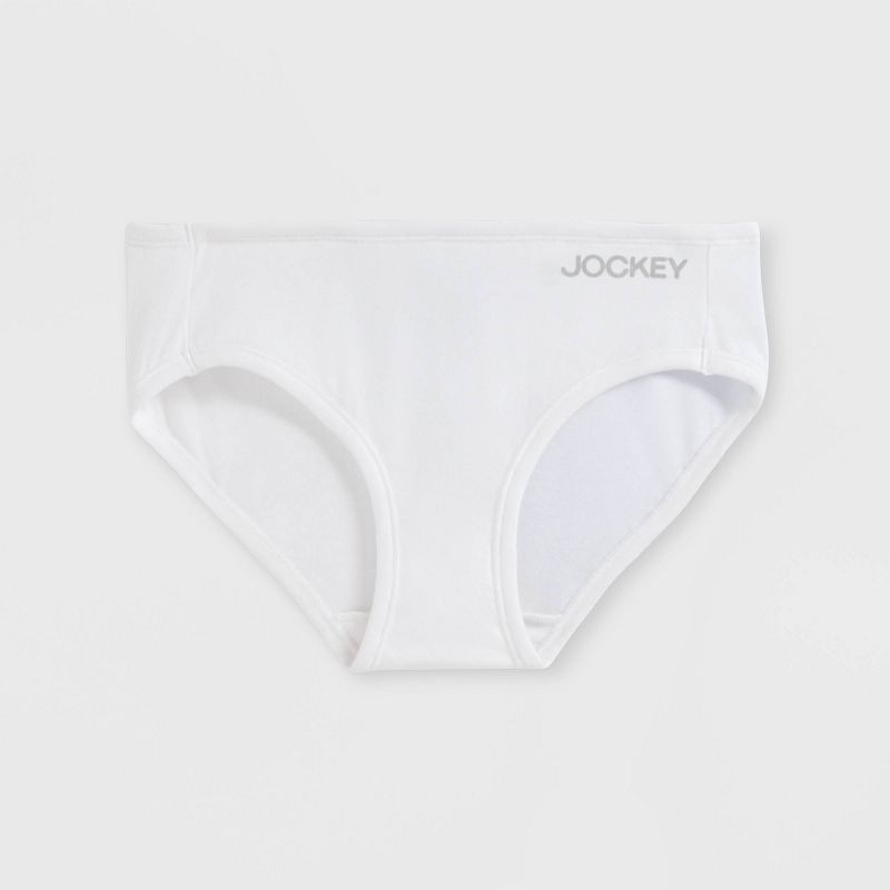 Jockey Generation™ Girls' 3pk Bikini - White/Navy Blue/Light Blue, 3 of 5