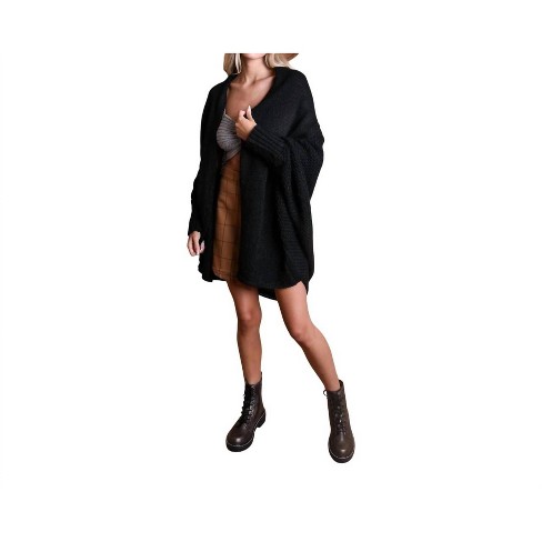 Women's Carrie Ann Bat Sleeve Knit Cardigan - LETO - image 1 of 3