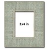 PosterPalooza | Photo Size Sculpted Blue Picture Frame - UV Acrylic, Foam Board Backing, Hanging Hardware - 2 of 4